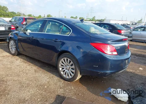 2011 Buick Regal Cxl Russelsheim from USA, damaged, VIN W04GU5GC6B1045600